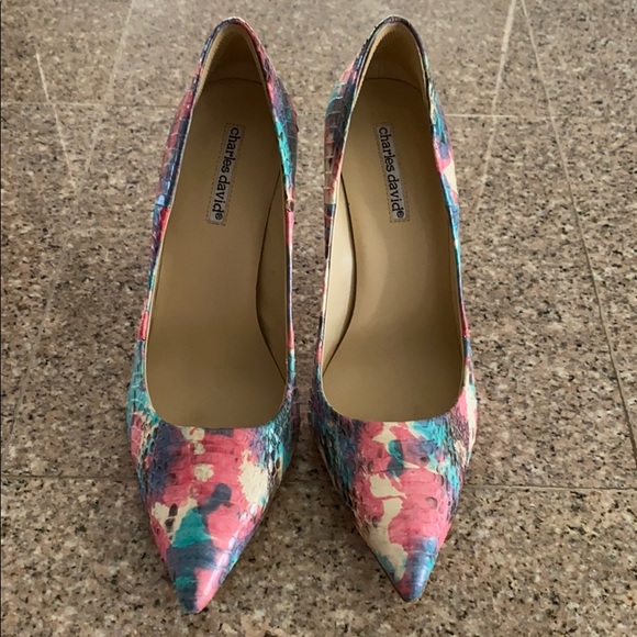 Multicolored Charles David heels - Picture 2 of 14